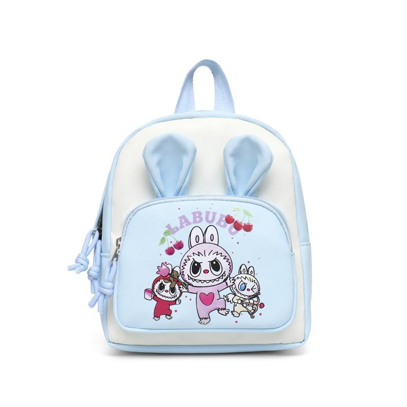 

Новая сумка для перекусов на открытом воздухе Labubu, рюкзак для защиты позвоночника для учеников начальной школы CLE