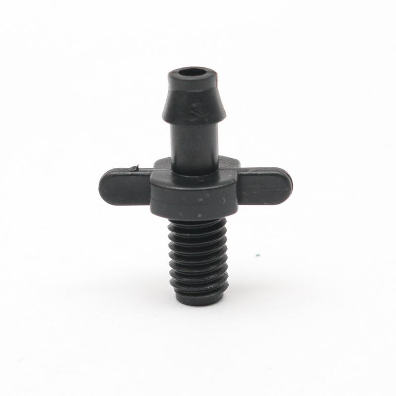 

4/7 Capillary Threaded Barb Quick Connect Irrigation Fittings - Greenhouse Inverted Spray Water-Saving Fittings