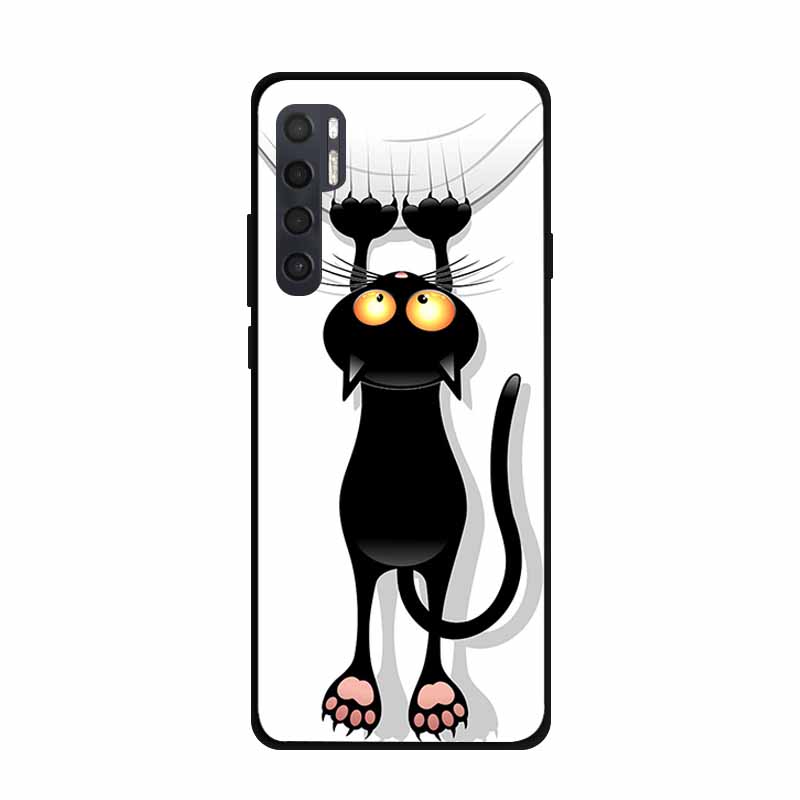 

For TCL 20 Pro 5G Cases Fashion Soft TPU Silicone Back Covers for TCL 20Pro 5G Back Case Cartoon Cat Coque Bumper TCL20Pro T810H TCL 20 Pro 5G