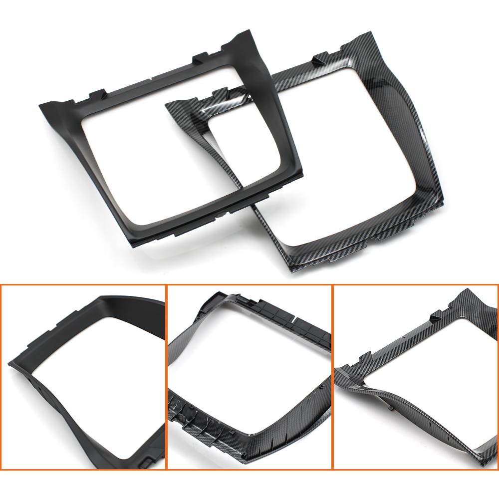 Car Front Center Console Panel Cover Water Cup Holder Decorative Panel Bezel For BMW X5 X6 E70 E71 E72 51166956756 51169129401