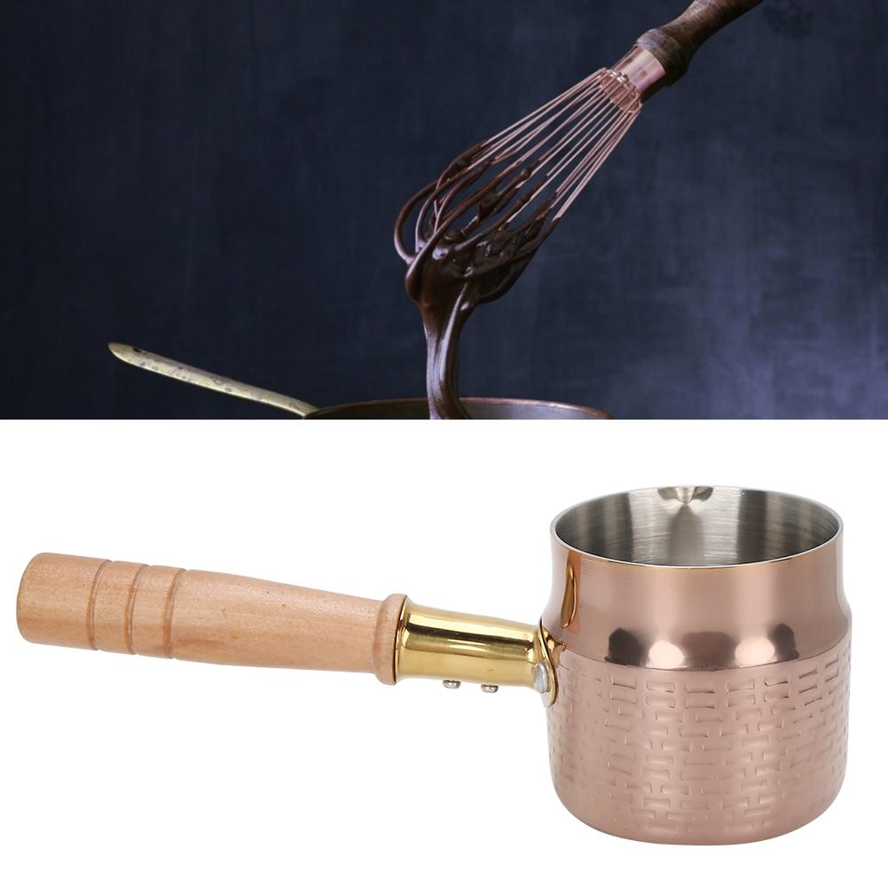 Thickened Stainless Steel Milk Pot Butter Chocolate Melting Pot Sauce Pan for Restaurants Kitchens