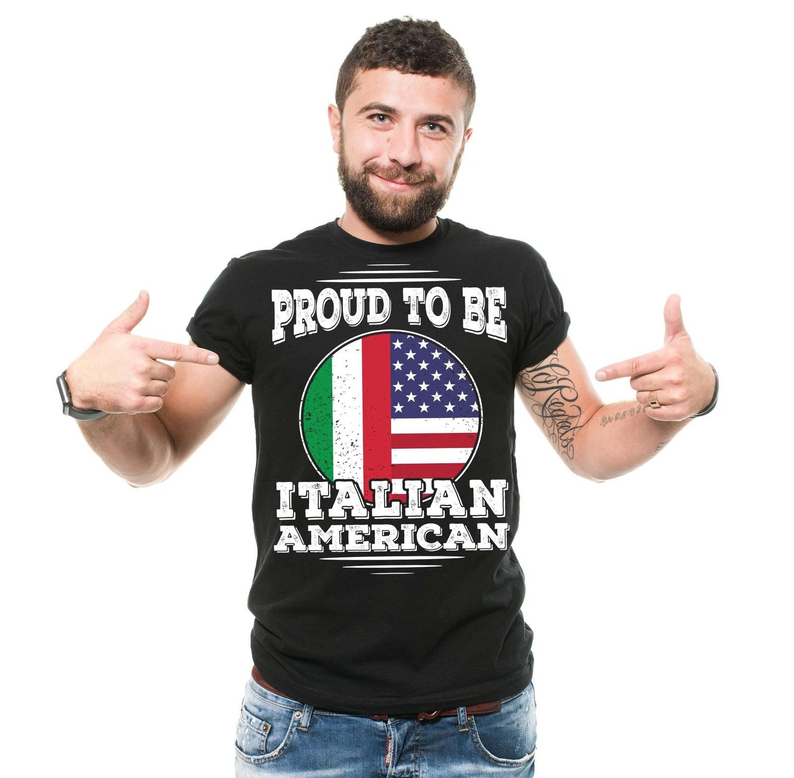 Proud To Be Italian American Shirt Italy America Patriotic Shirt Italian Gifts 4XL