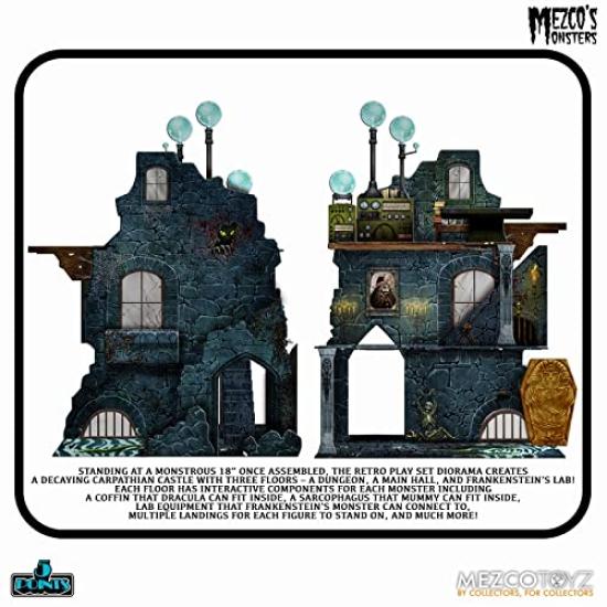Monsters Tower of Fear 5 Point Action Figure Box Set Mezco's 3.75"