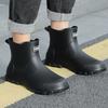 Non-slip Waterproof Short-tube Rain Boots Thickened Outdoor Fishing Rubber Boots Men