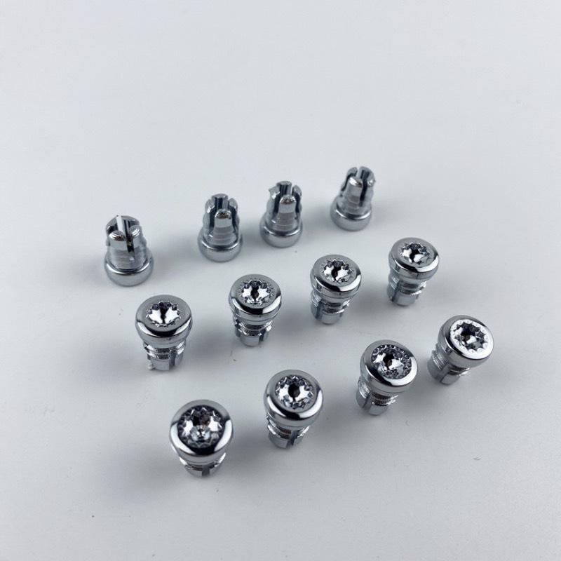 25pcs 7.9mm ABS Plastic Wheel Rivets Nuts Studs Bolts Nail For Car Styling Tunning Rim Lip Tire Screw Decoration Replacement