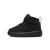 Court Borough 2 Mid 2 Slip Resistant Cushioning Abrasion Resistant High Top Toddler Shoes Black Infant And Toddler CW5869-001