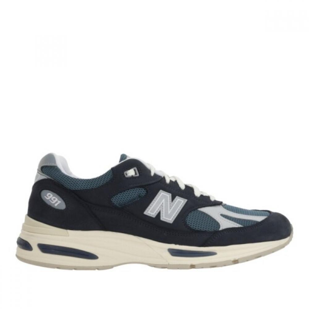 

New Balance Mesh And Nubuck Lowtop Sneakers U991vn2 US8