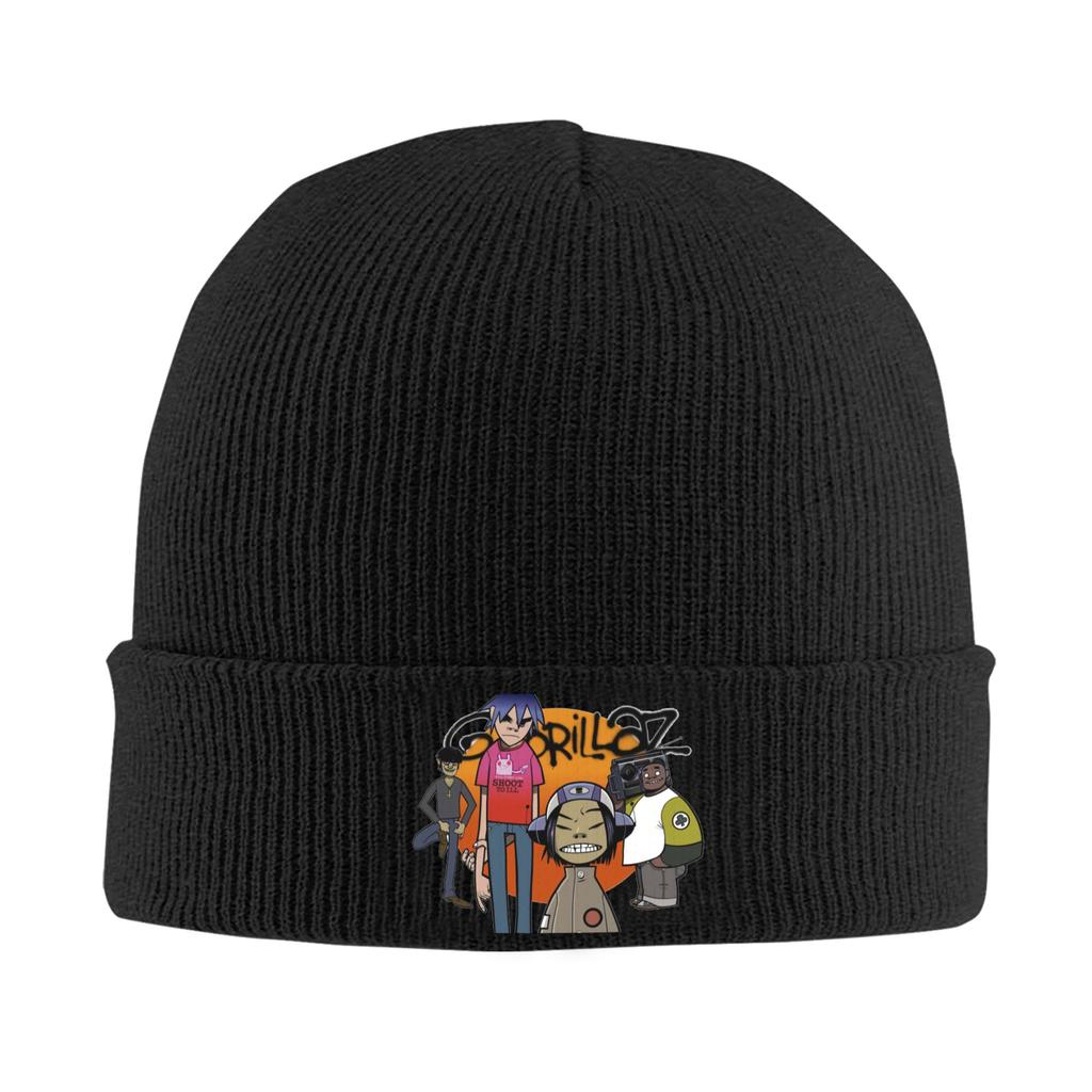 Gorillazed Knit Hat Beanies Autumn Winter Hat Warm Unisex Fashion Cap Men Women Gifts