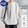 NASA MARVEL Men's Faux Layered Crewneck Sweatshirt