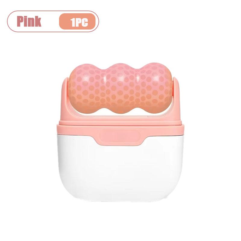 Dual Head Ice Roller for Face Cooling Therapy Facial Massage Tool Skin Tightening Puffiness Relief Home Skincare Device