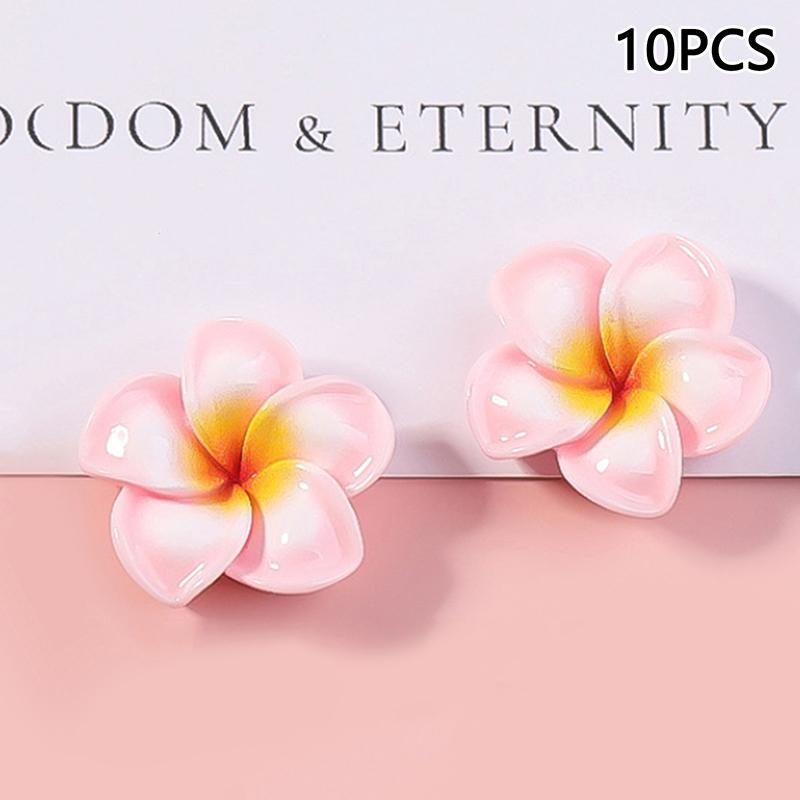 

10 шт. Мультяшные имитации цветов, смоляная серия, изготовление украшений, аксессуары для DIY