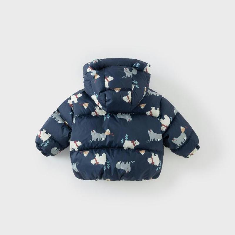 David Bella Kinder Antibakterielle Daunen-Pufferjacke