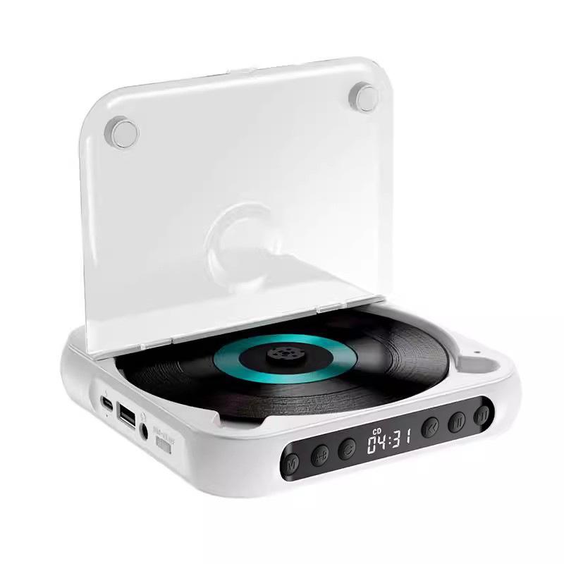 Portable Audiophile-Grade CD Player with Bluetooth Speaker