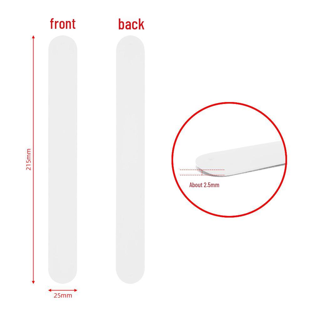 Customizable Silicone Slap Bracelet Wristbands for Kids - Self-Rolling, Trendy, Logo-Printable белый