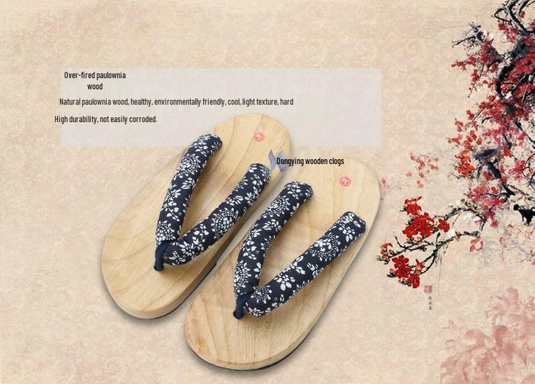 Geta Japanese Wooden Sandals: Non-slip, Thick-soled, High-heeled Summer Flip-flops for Men & Women