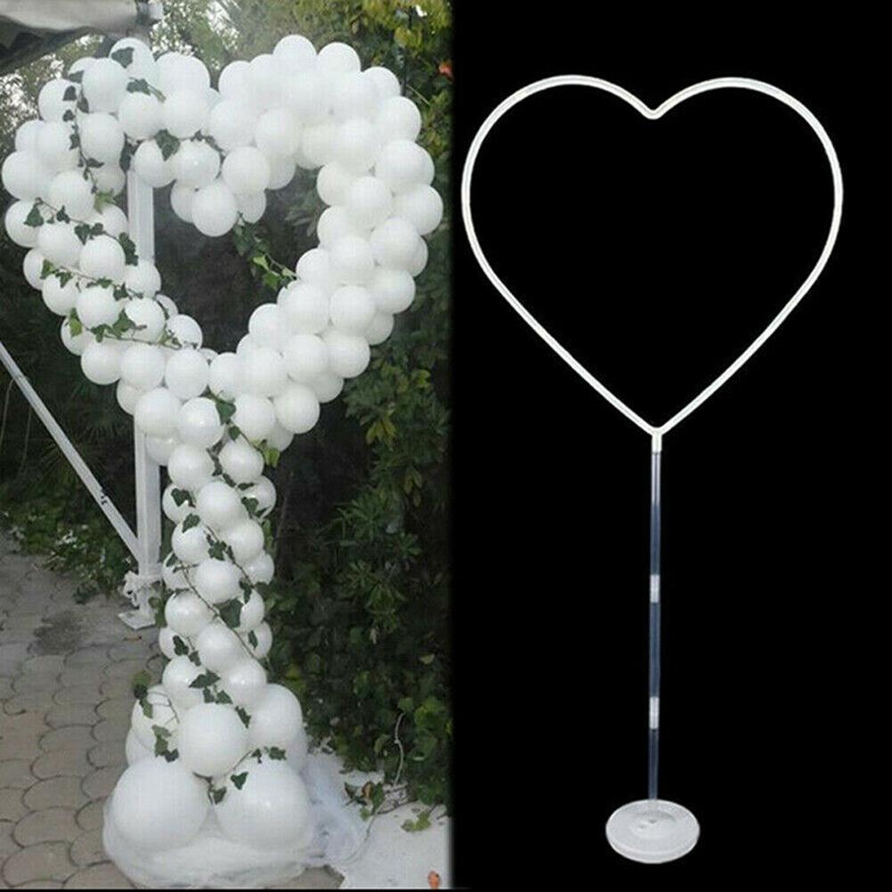Aşk Balon Sütun Kemer Seti Kalp Balon Çerçeve Sütun Tutucu Stand Düğün İçin Dekorasyon
