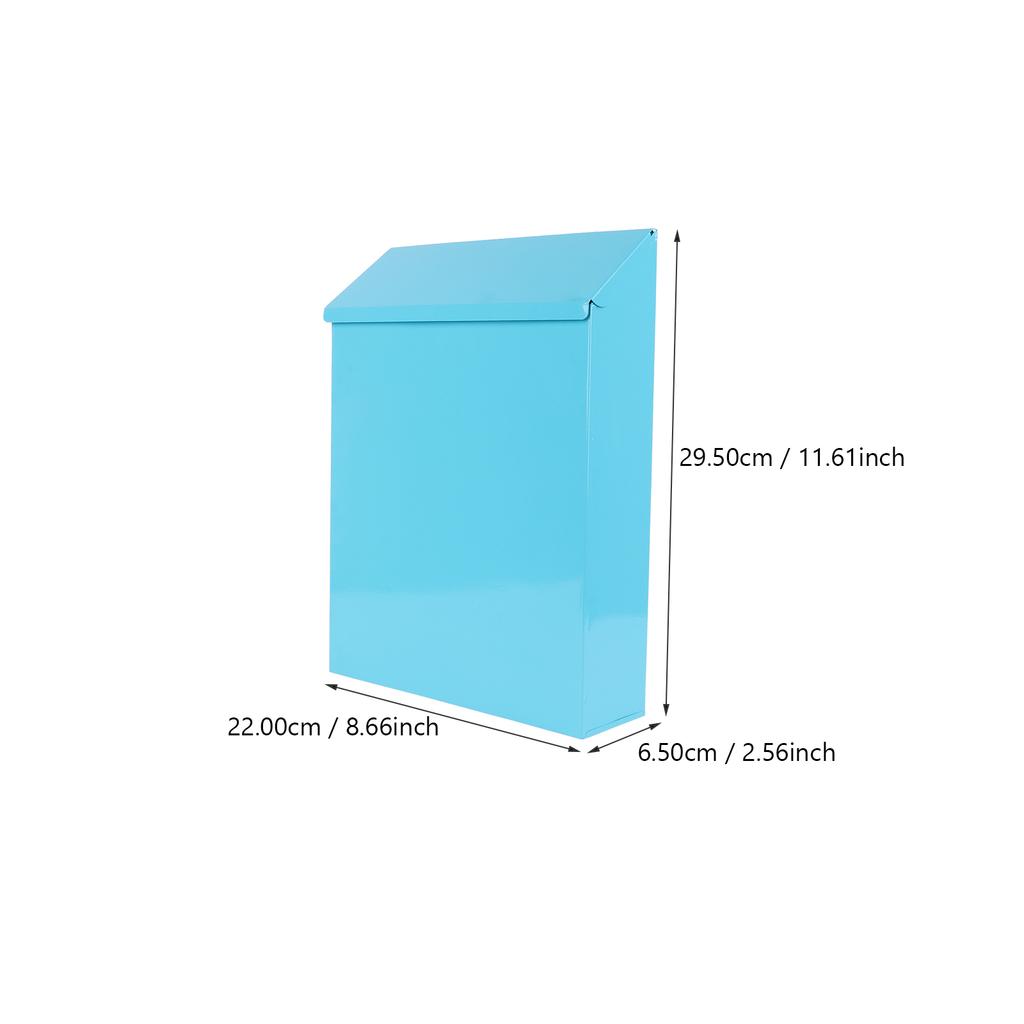 1Pcs Creative Iron Letter Box Stylish Suggestion Box for Office Home Decorative Mail Storage Solution Mailbox Suggestion Case