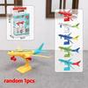 1/3/5Pcs Plastic Aircraft Ornament Diy Assembled Airplane Model Toy Color Random For Kids Children Education Collection Gift