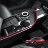 LHD/RHD For Kia EV6 2026-2026 Carbon Fiber Center Console Gear Shift Panel Cup Holder Cover Trim Interior Accessories
