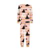 Family Matching Halloween Print Pajama Set Long Sleeve Tops and Pants for Parents and Kids