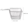 Stainless Steel Snack Basket Shrimp Fry Kitchen Baskets Pasta Boil Deep Frying Food Mesh Colander Reusable Practical Long Handle