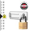 Master Lock Pack Including Door Hasp and Keyed Padlock