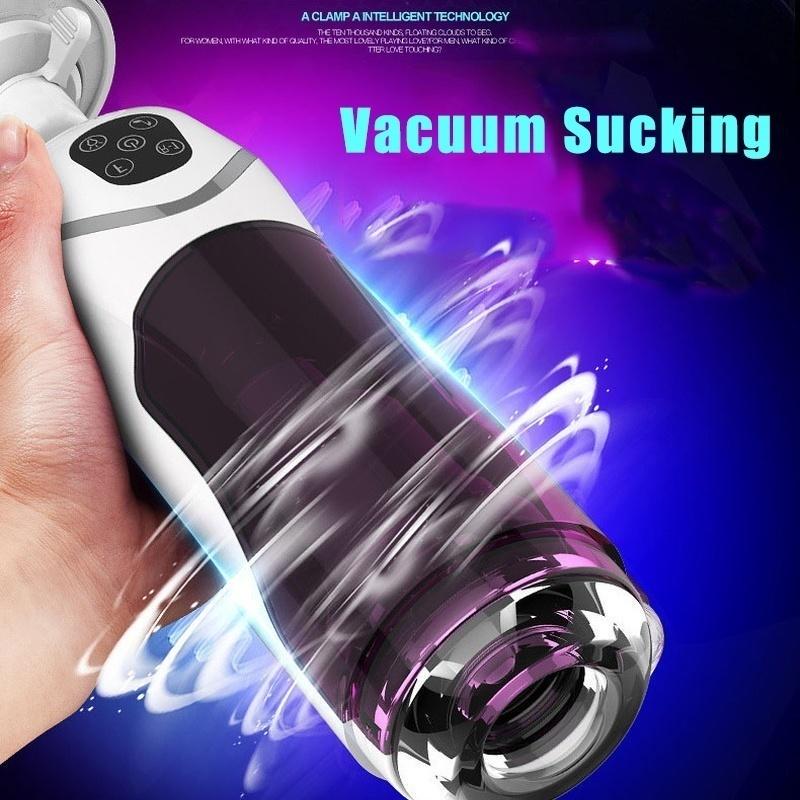 Automatic Intelligent Rotating Telescopic Pronunciation Airplane Cup Heating Sex Toys Masturbation Sex Toys Adult Products