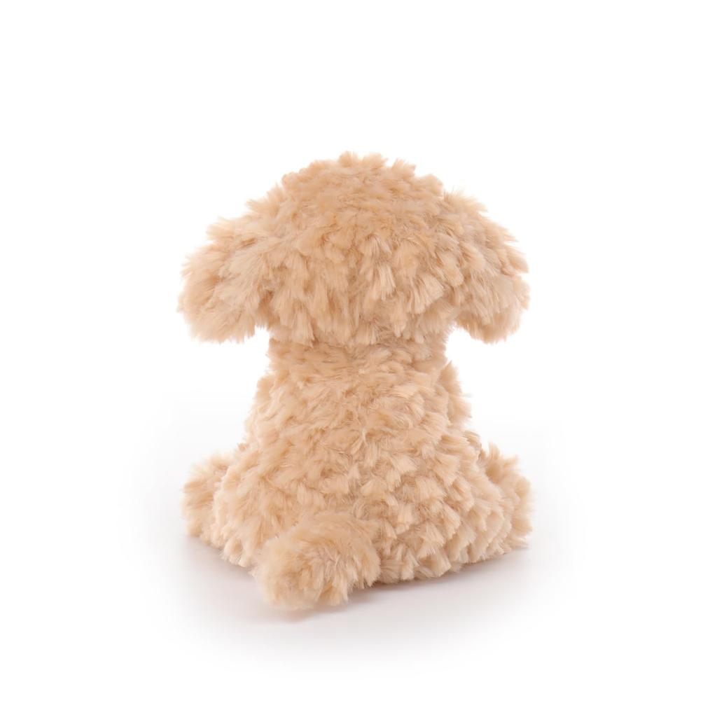 Apricot Lamb Puppy Plush Toy for Kids, Soft and Cute Fluffy Stuffed Puppy for Girls and Boys, 15cm