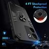 For TECNO Camon 20 Pro 4G Case PC+TPU Armor Phone Cover with Kickstand