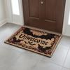 Crystal Velvet Halloween Unwelcome Floor Mat Gothic Style Decorative Door Mat  Party