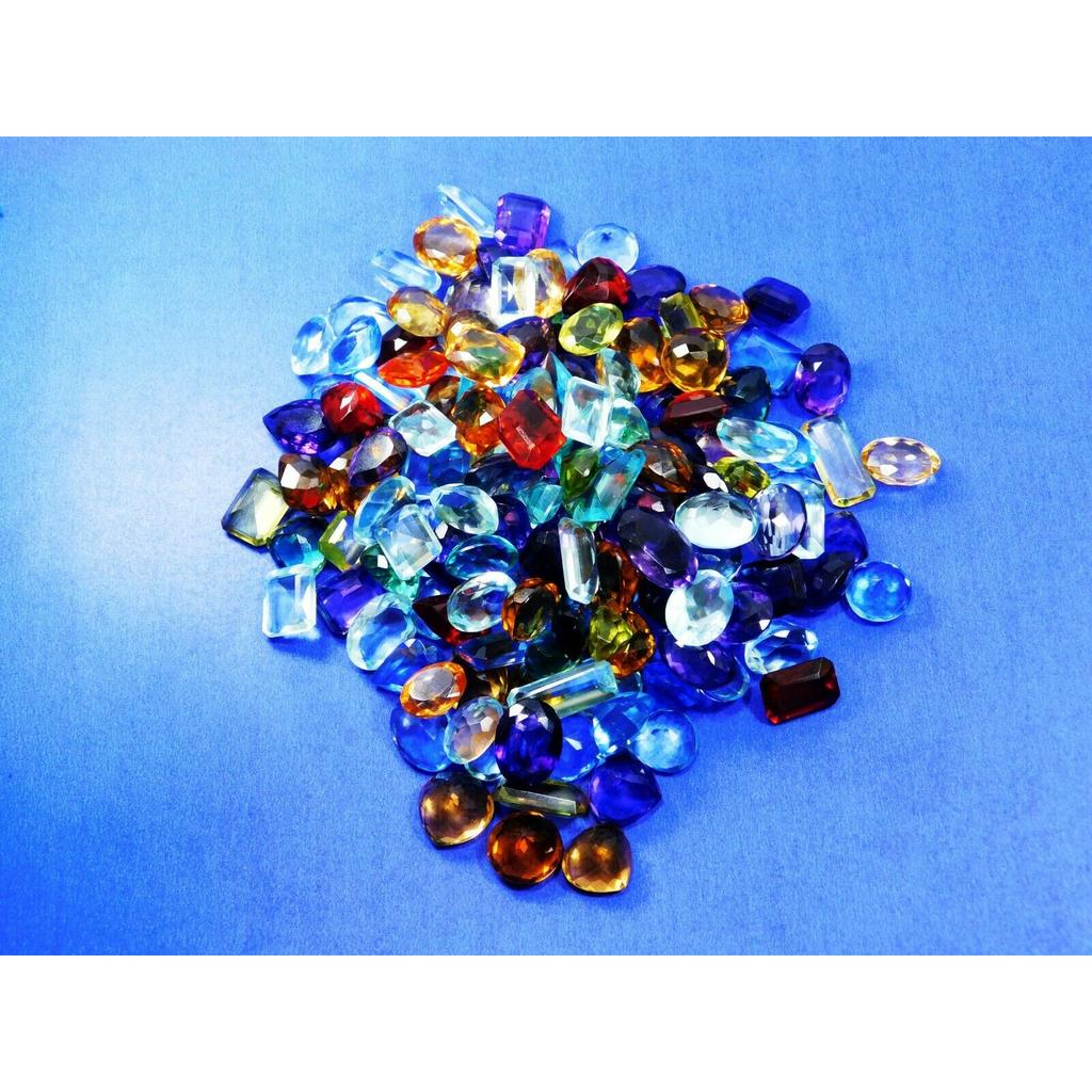 CERTIFIED Mix Shapes & Colors 500 Carat A++ MIX Topaz Loose Gemstones LOT's