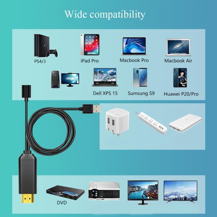 L3B Type-C USB To HDMI-Compatible Audio Transfer Three-In-One HD Cable TV Screen Connector