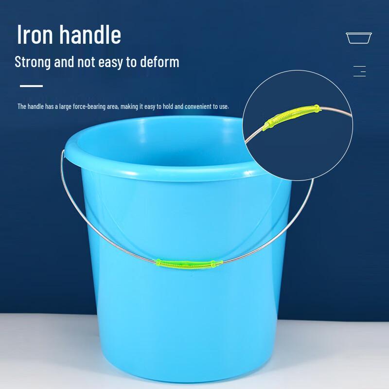 Industrial Plastic Water Bucket with Handle