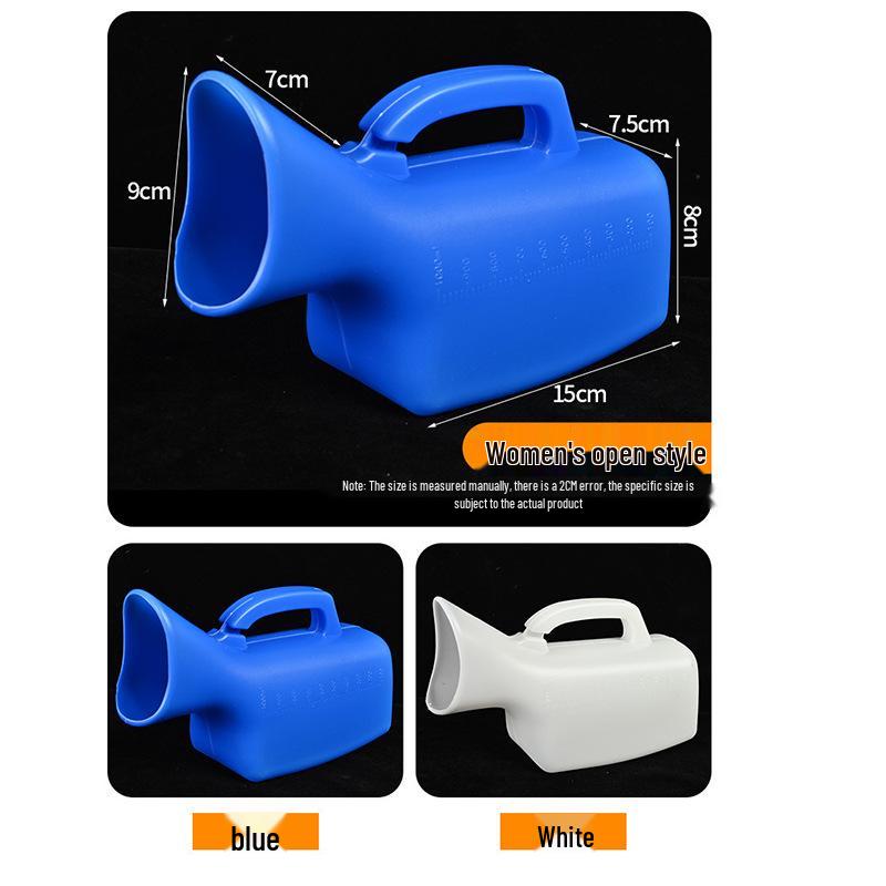 

Портативный писсуар большой вместимости для пожилых и лежачих взрослых синий