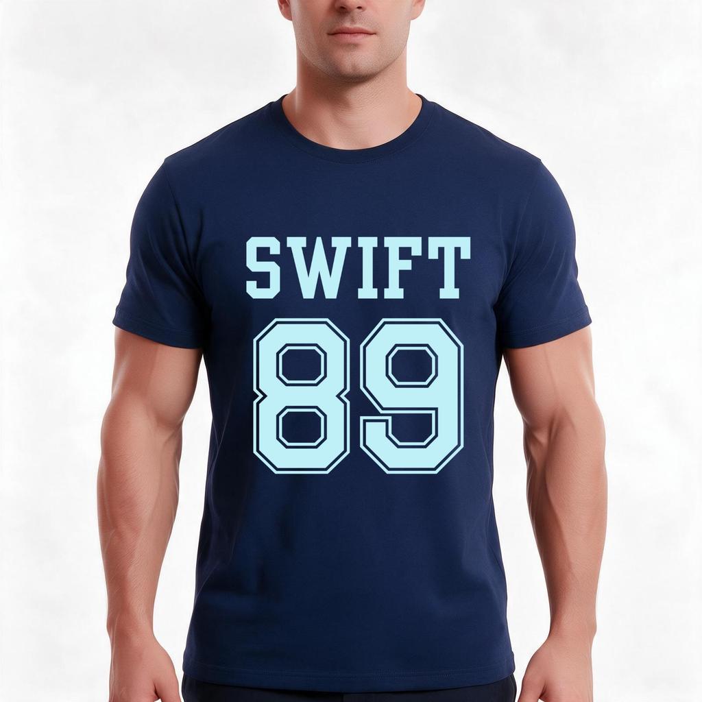 Team Swift Design Tshirt Summer Casual Cotton Tee Oversized Streetwear Tops Vintage Graphic Print Loose Fit Short Sleeve