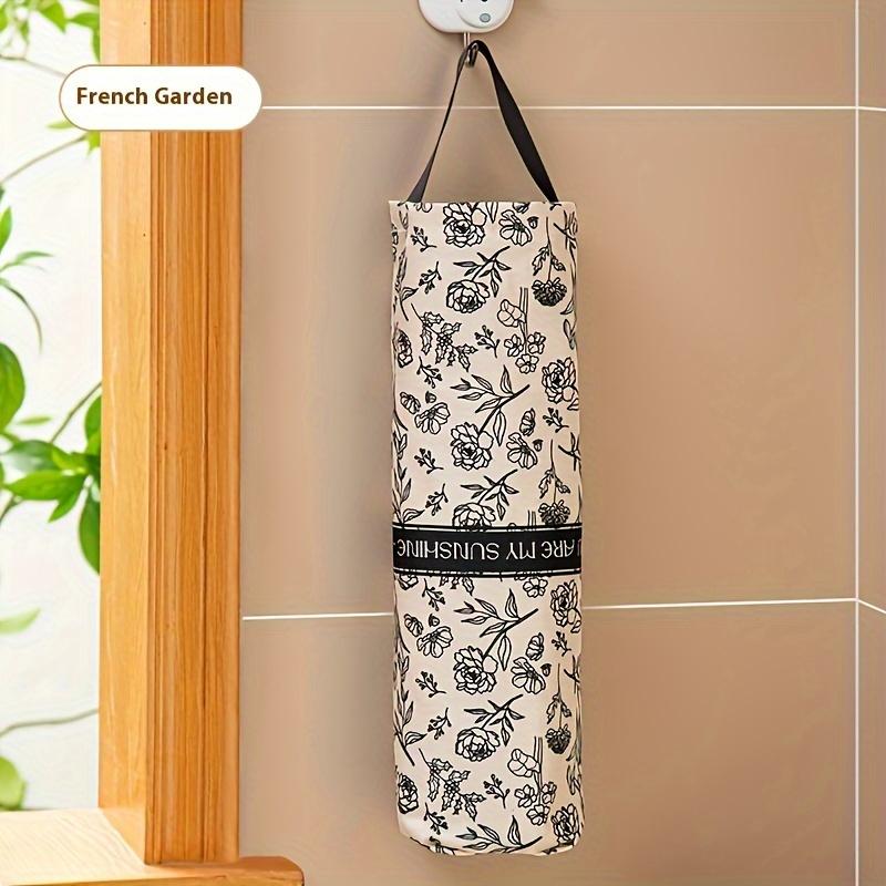 1pc garbage storage bag, wall mounted kitchen storage artifact, garbage plastic bag storage hanging bag, miscellaneous sorting