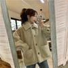 2025 Korean-Style Loose Fit Plush Winter Coat for Students