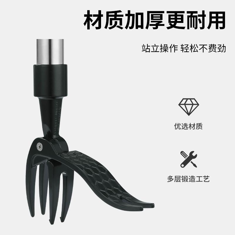 Weed Puller No Bending Three-stage Standing Manual Weeding Shovel Weed Puller Rooter Garden Weeder Rooter