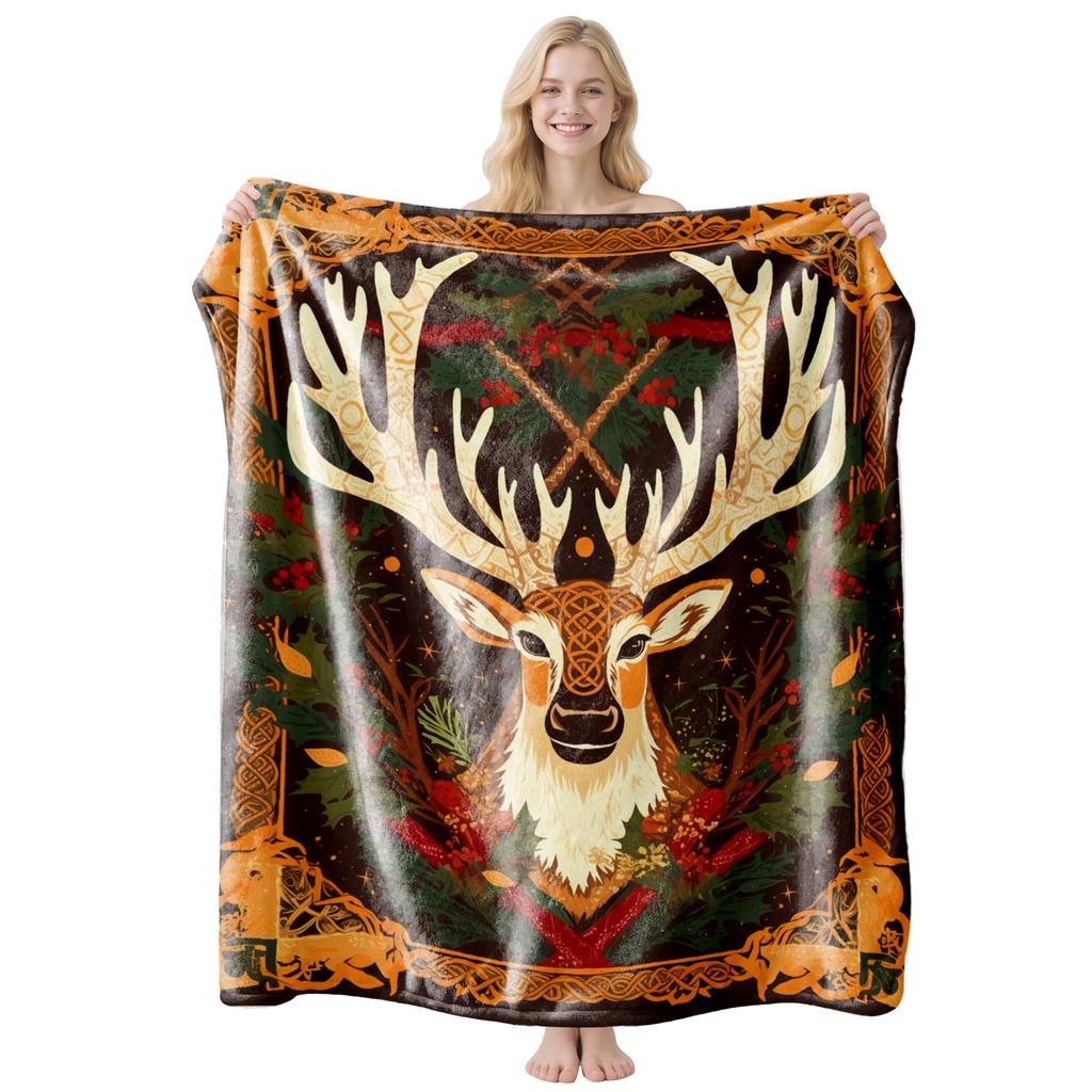 2026 Christmas flannel blanket is universal for all seasons