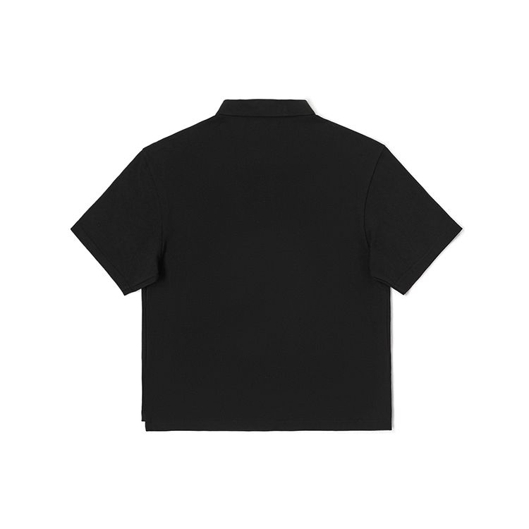 Lee Comfortable Polo Shirt Unisex Tops Black LUT006678101245K11000