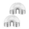 2 Pieces Squirrel Barrier Metal Spring Coil Guards for Outdoor Poles