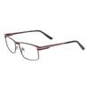 Large Men Metal Full Rim Rectangular Glasses Frame Business Oversized Spectacle With Spring Hinge For Prescription Lenses