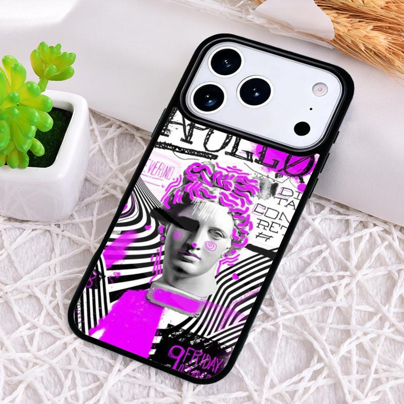 Art Reference Phone Case for iPhone 17 Air 16 15 11 12 14 13 Pro Max Shockproof Cover