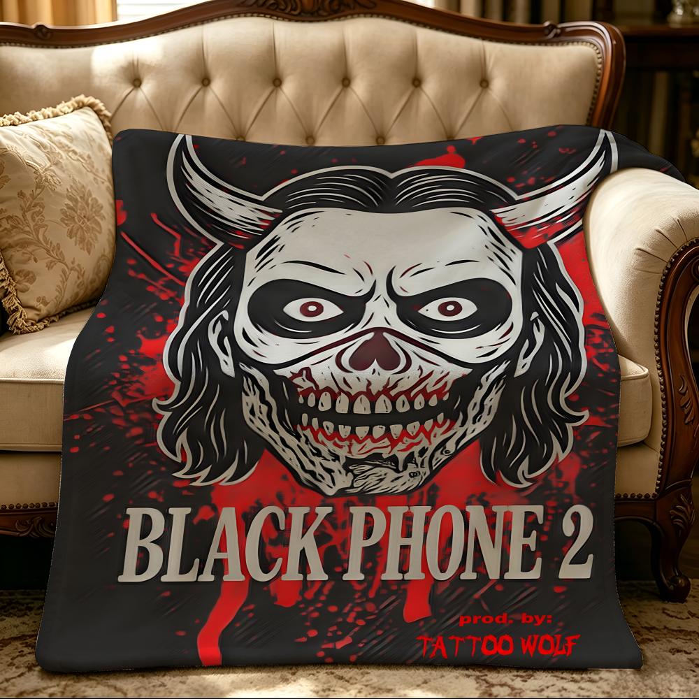movie T-The Black Phone-E Throw Thick Comfort Flannel Quilt, Multi-scene Use Indoor Outdoor Daily Nap