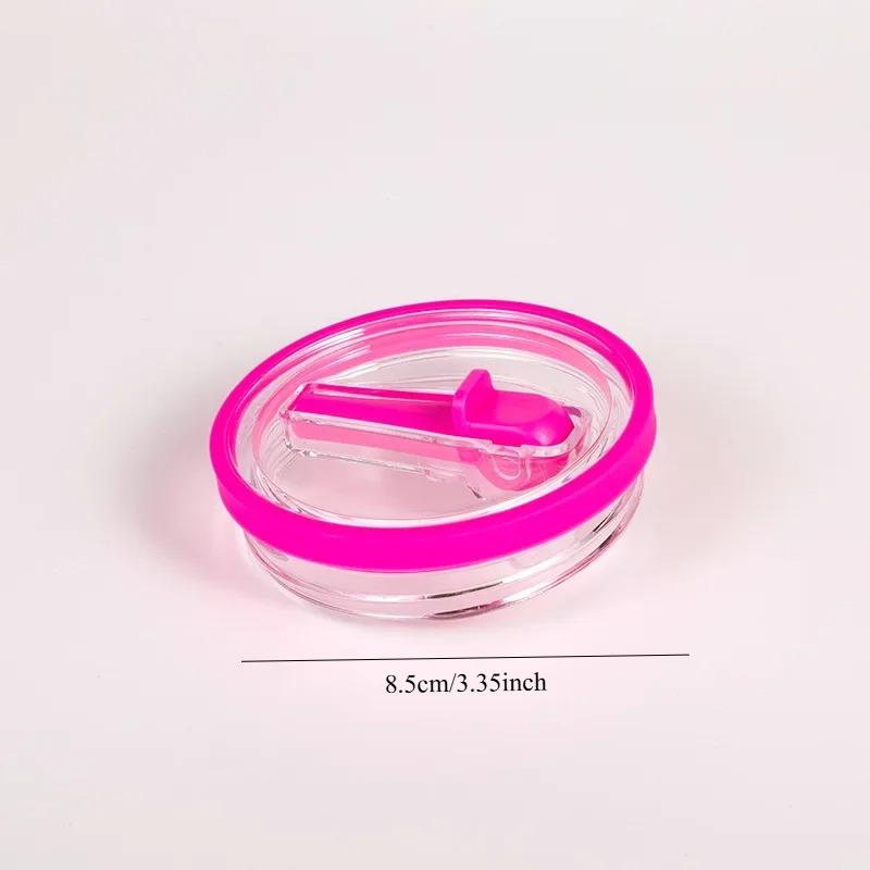 Folding Straw Cup High-value Leak-proof Sealing Cover Portable Handle Car Cup Lid Proof Reusable Tumbler Cover
