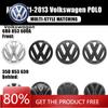 Para VOLKSWAGEN 2 Peças Emblema de Carro Grelha Frontal Tampa do Porta-malas Traseiro Adesivo Emblemas Decalques Acessórios Para Volkswagen Polo 2011 2012 2013 V