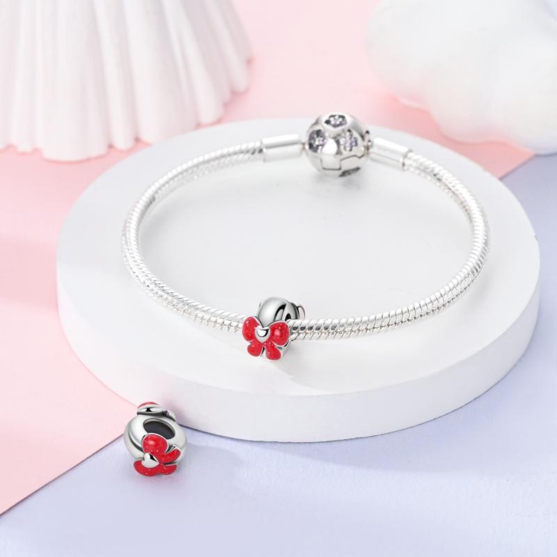 Lovely Copper Colorful Heart And Hat Wearing Bear&Golden And Blue Baby Bear&Bear Holding Fish Charm