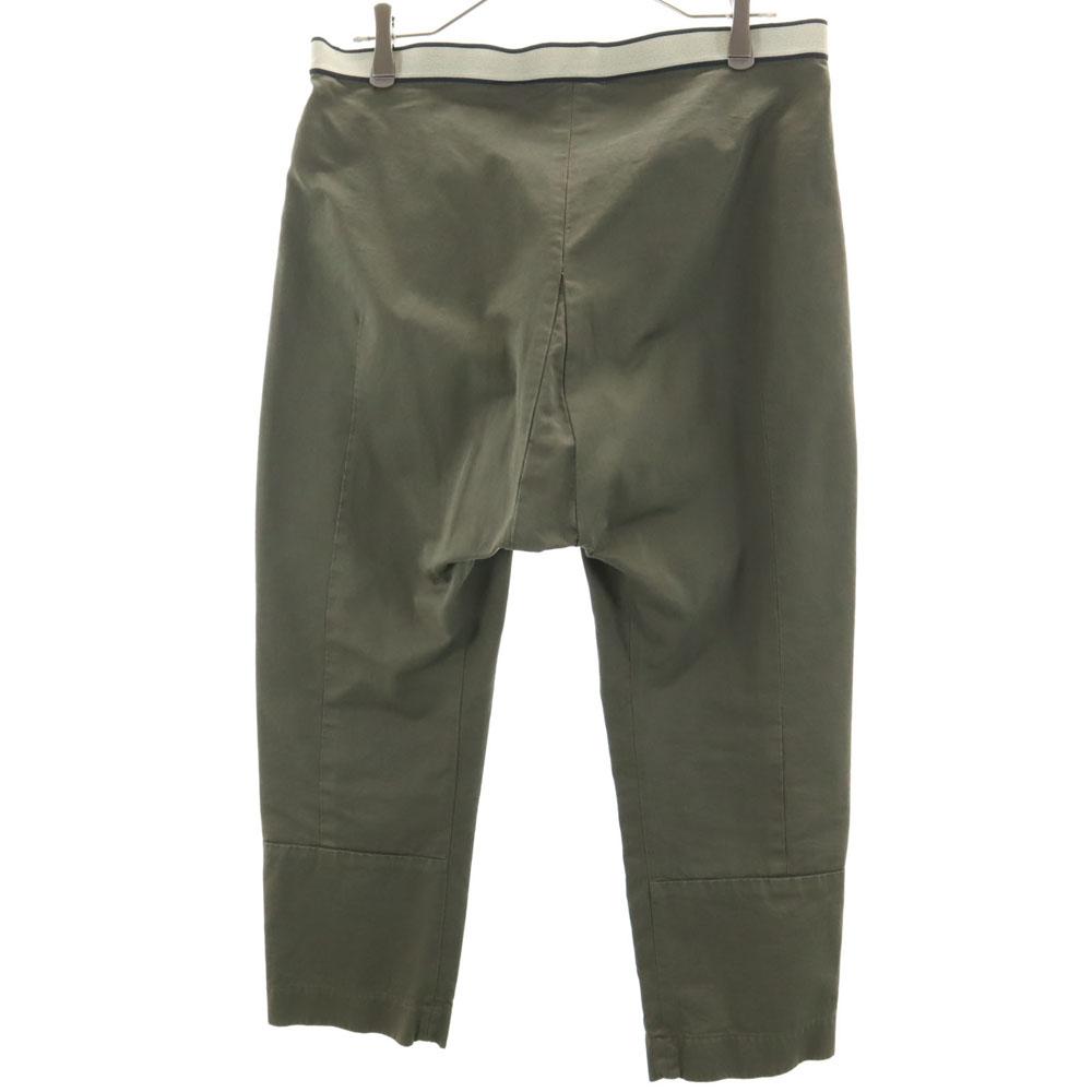 Marni Made In Portugal Cropped Length Saruel Pants 40 Khaki Women Used