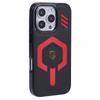 KIGC For iPhone 16 Pro Case Compatible with MagSafe Leather+PC+TPU Phone Cover