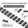 10PCS 1225 SMD Current Sense Resistor Alloy Shunt 1% R001 R002 R003 R005 R006 R007 R008 R010 R015 R020 R025 R030 R050 R100 R200